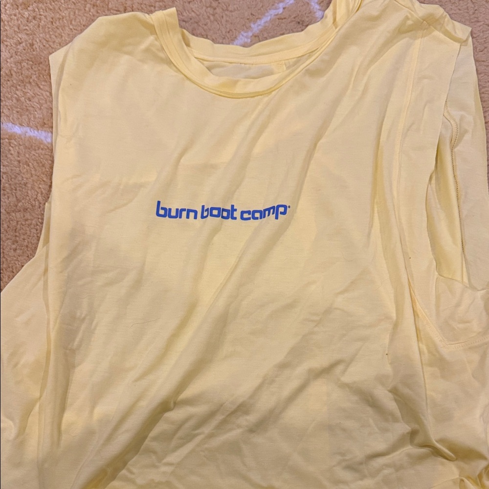 Burn Boot Camp Yellow Women's Top
